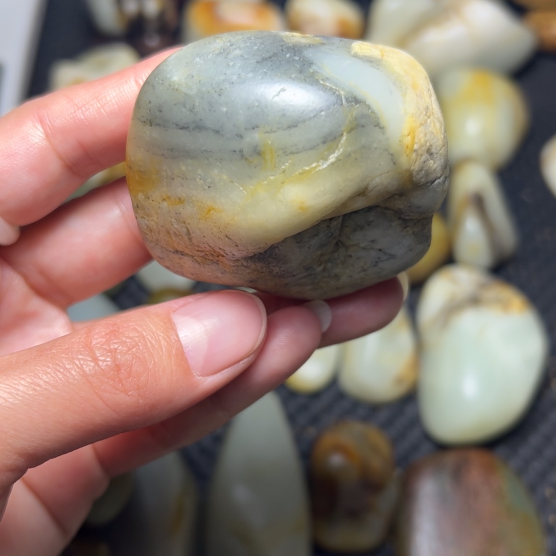 和田玉未镶嵌挂件6