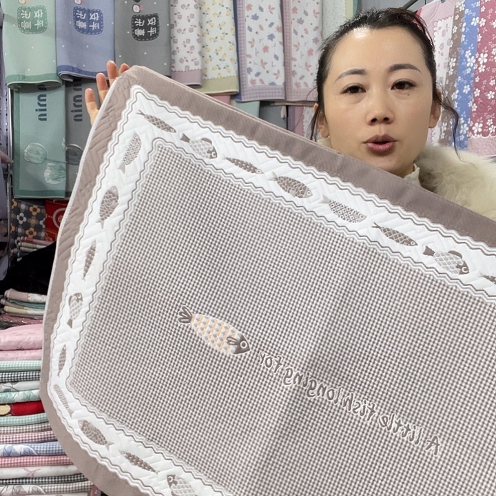 棉特价促销咖色小鱼