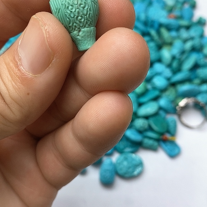 绿松石珠宝奇石未镶嵌