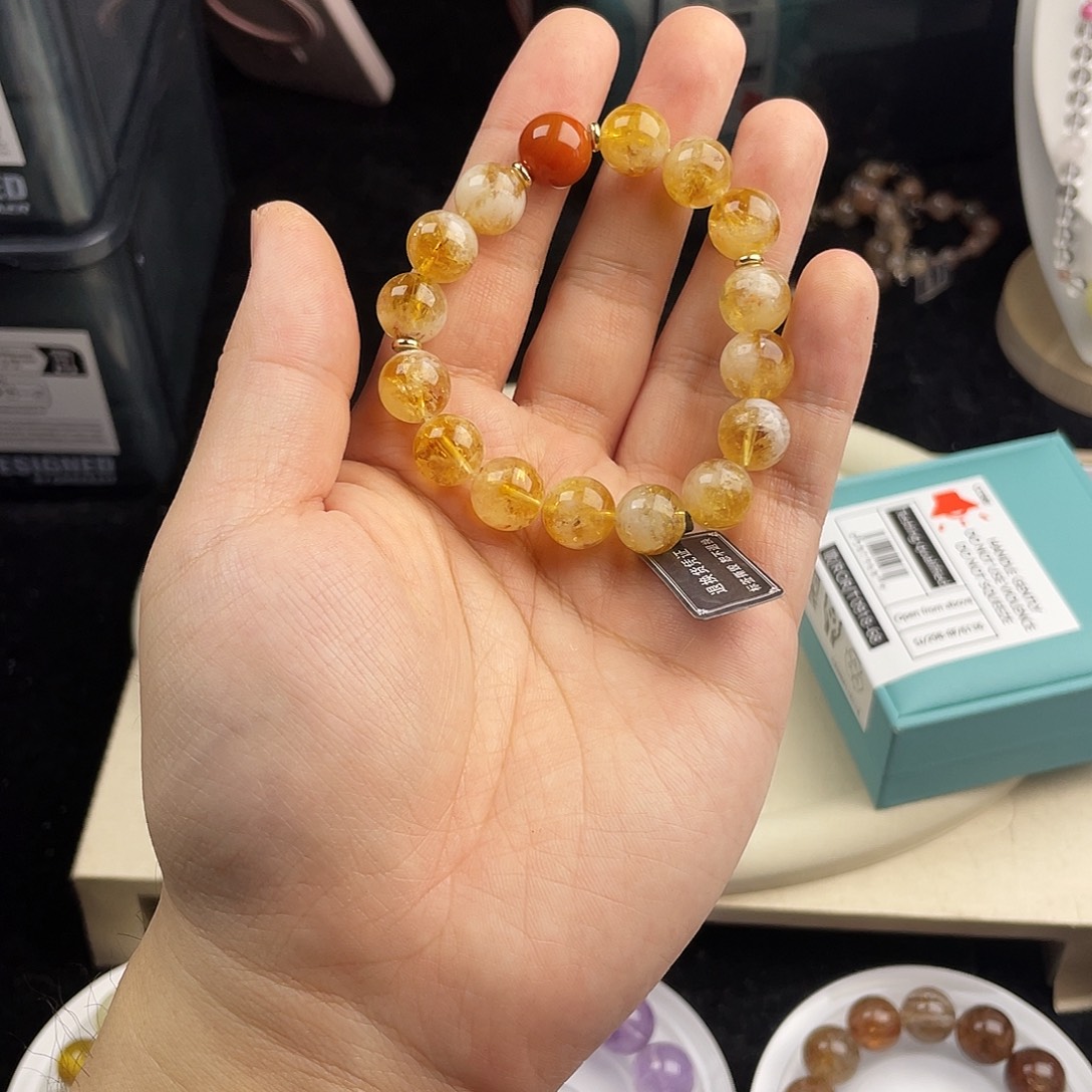 手链银S925镶嵌水晶