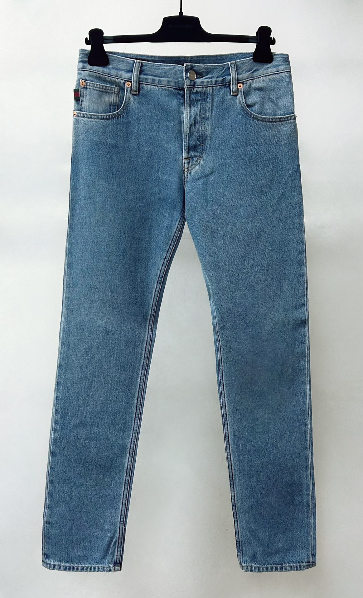 全新未使用 GUCCI/古驰 Gucci 25春夏 净版水洗 男士牛仔裤789232