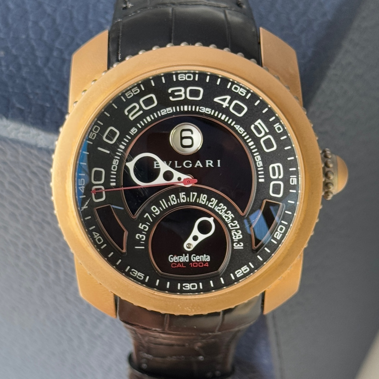 99新 BVLGARI/宝格丽 GEFICA系列/青铜/BGF47BBLDBR/自动机械单表