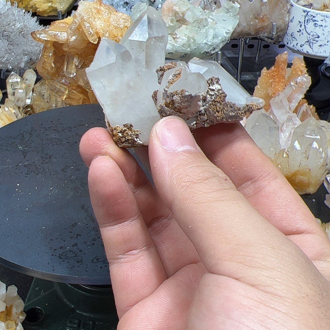 虾***米水晶珠宝半成品未镶嵌