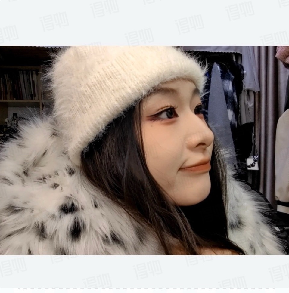 秋冬针织帽刺绣加厚保暖帽加厚帽子ins