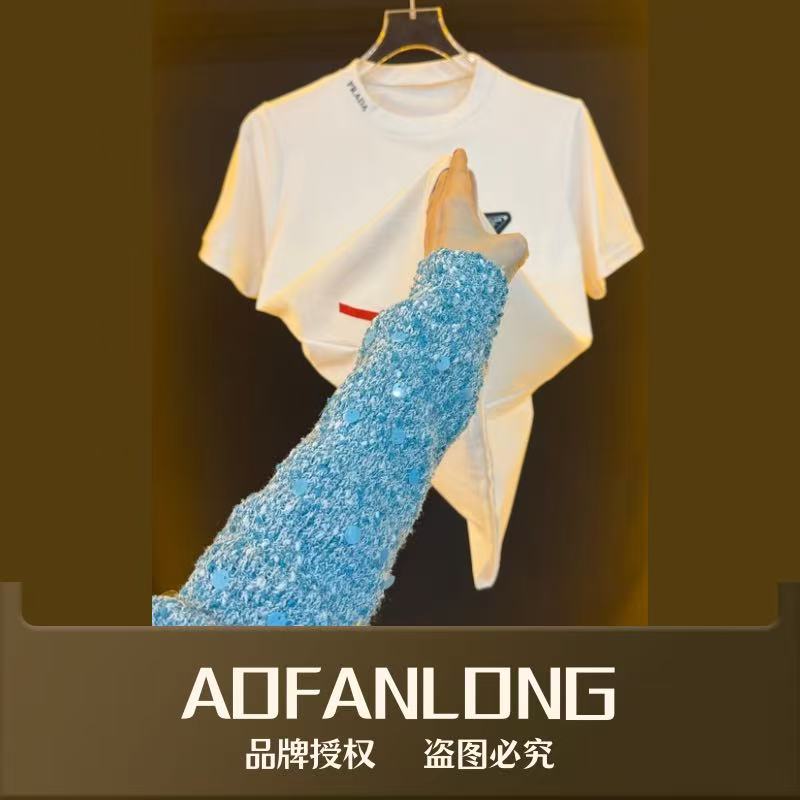 Z1017-P家新款时尚短袖T恤