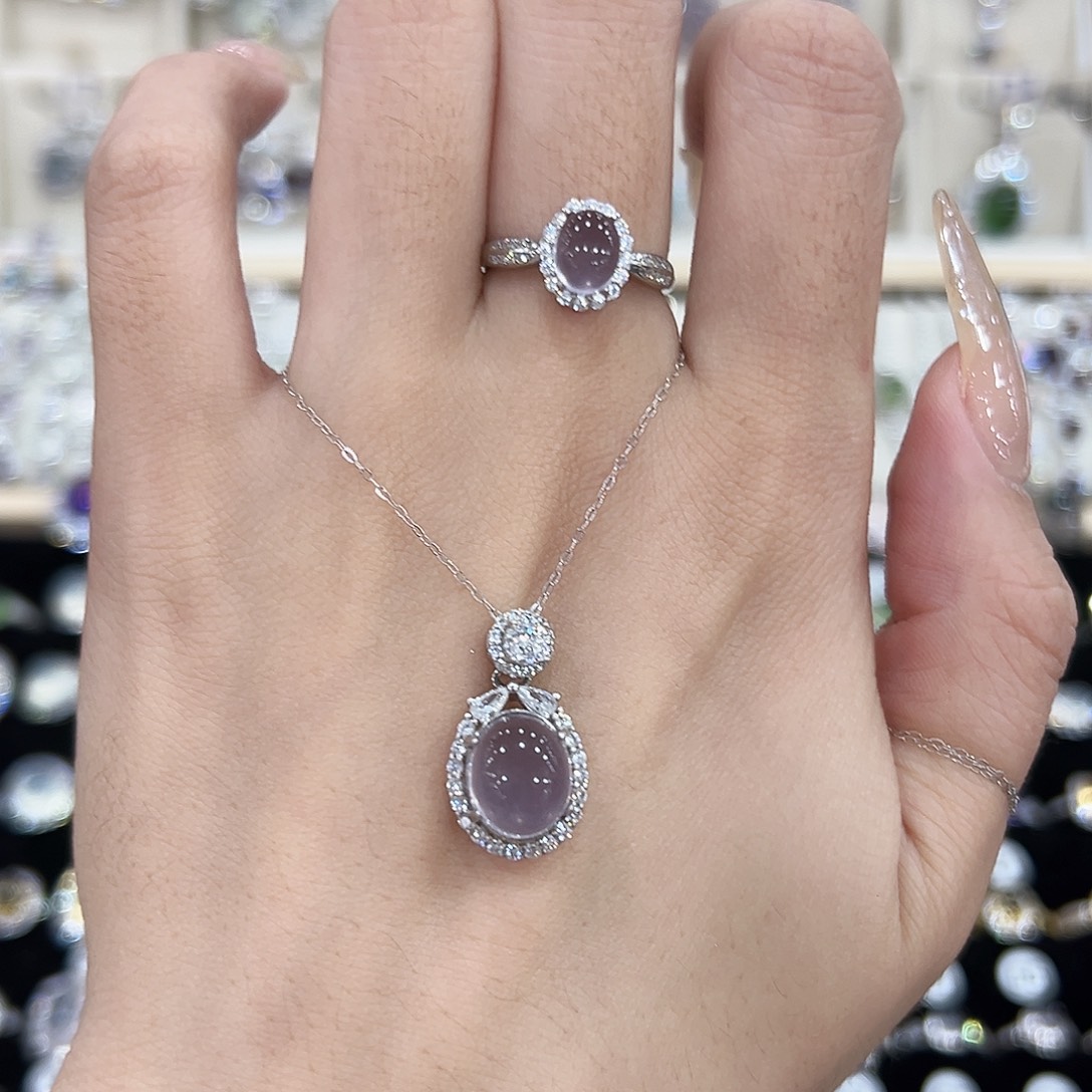 ꪑ***ડ萤石银S925镶嵌戒指