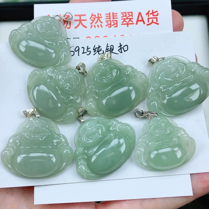 翡翠挂件银S925镶嵌多样性发其1