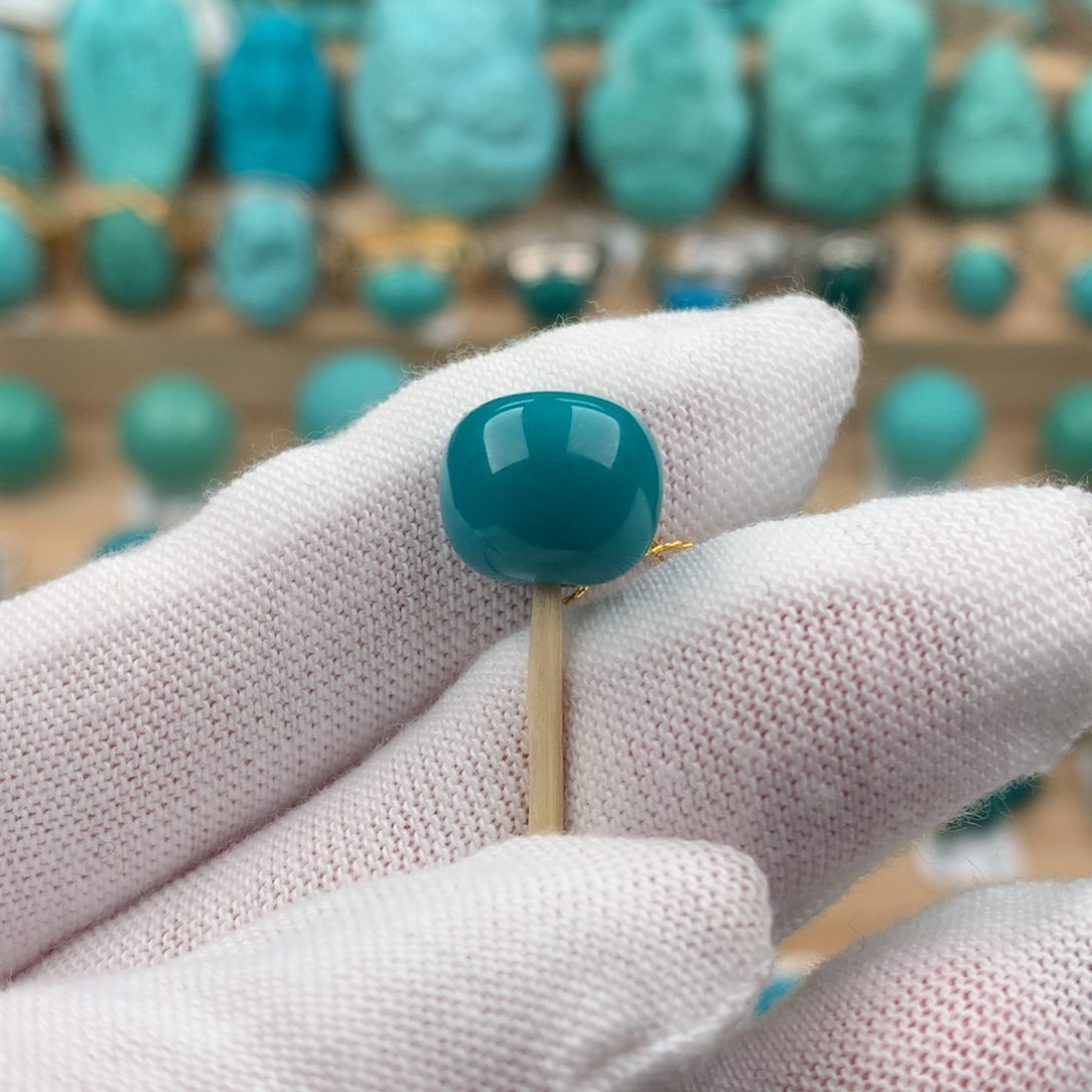 绿松石配饰未镶嵌卡11.2*9.6