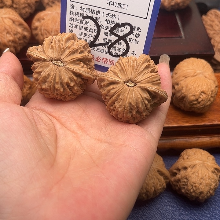 桃核吊坠楊*師磨盘狮子头41