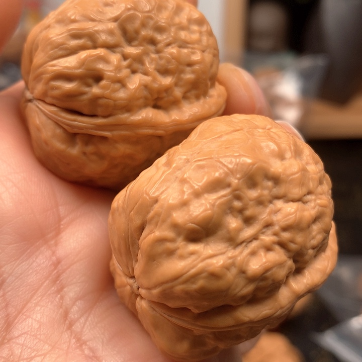 桃核把件金刚佛手