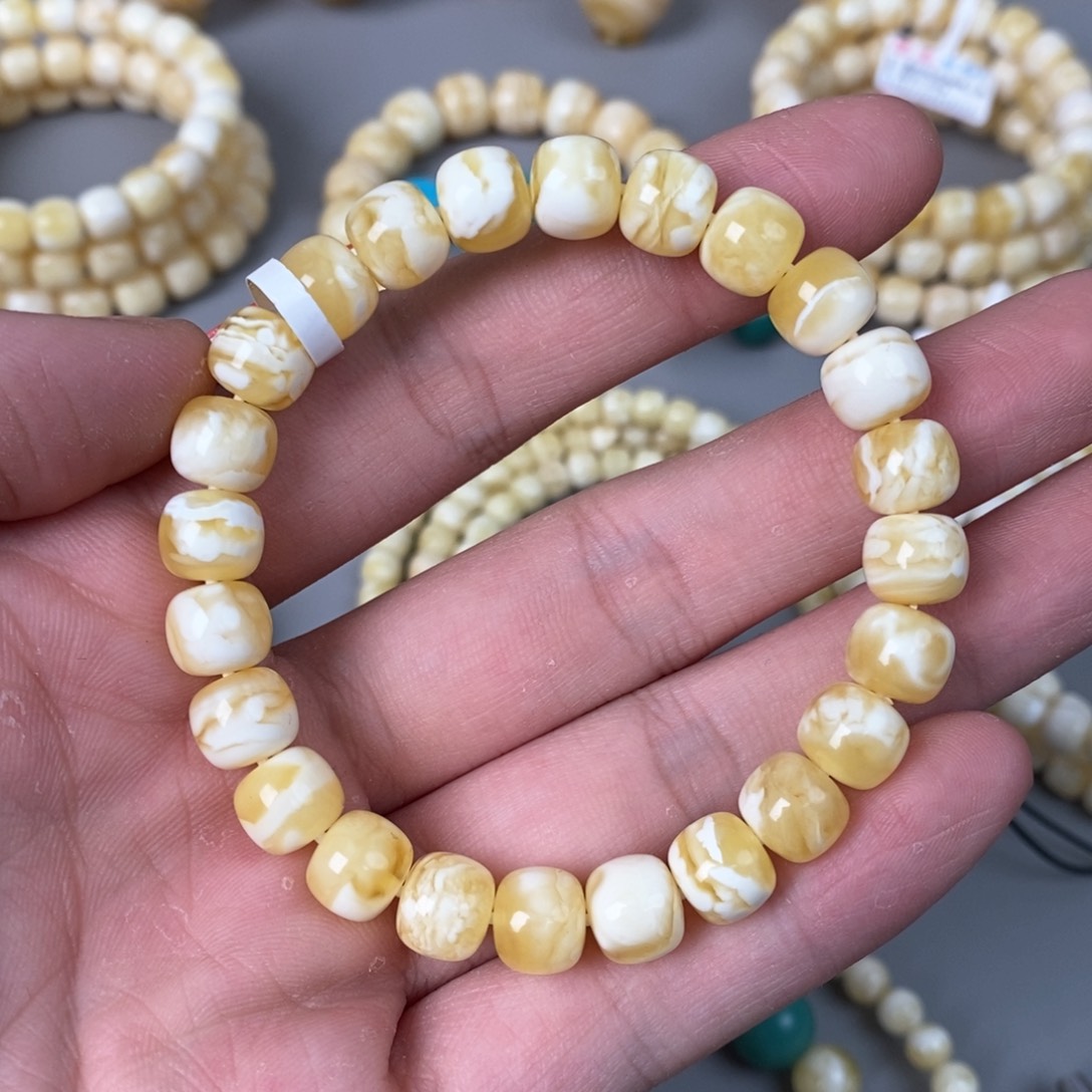 琥珀珠宝奇石未镶嵌9mm