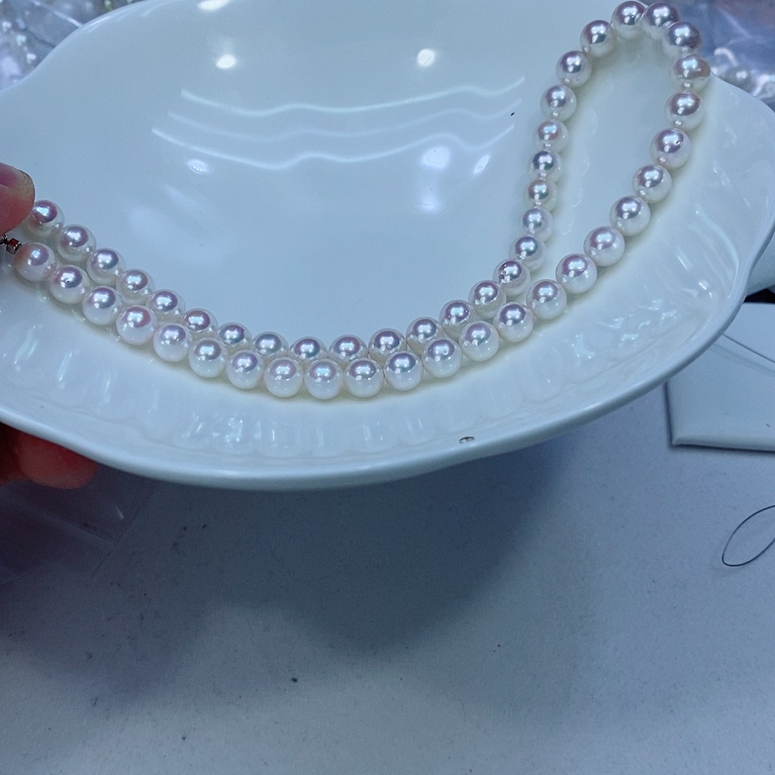 海水珍珠颈饰银S925镶嵌