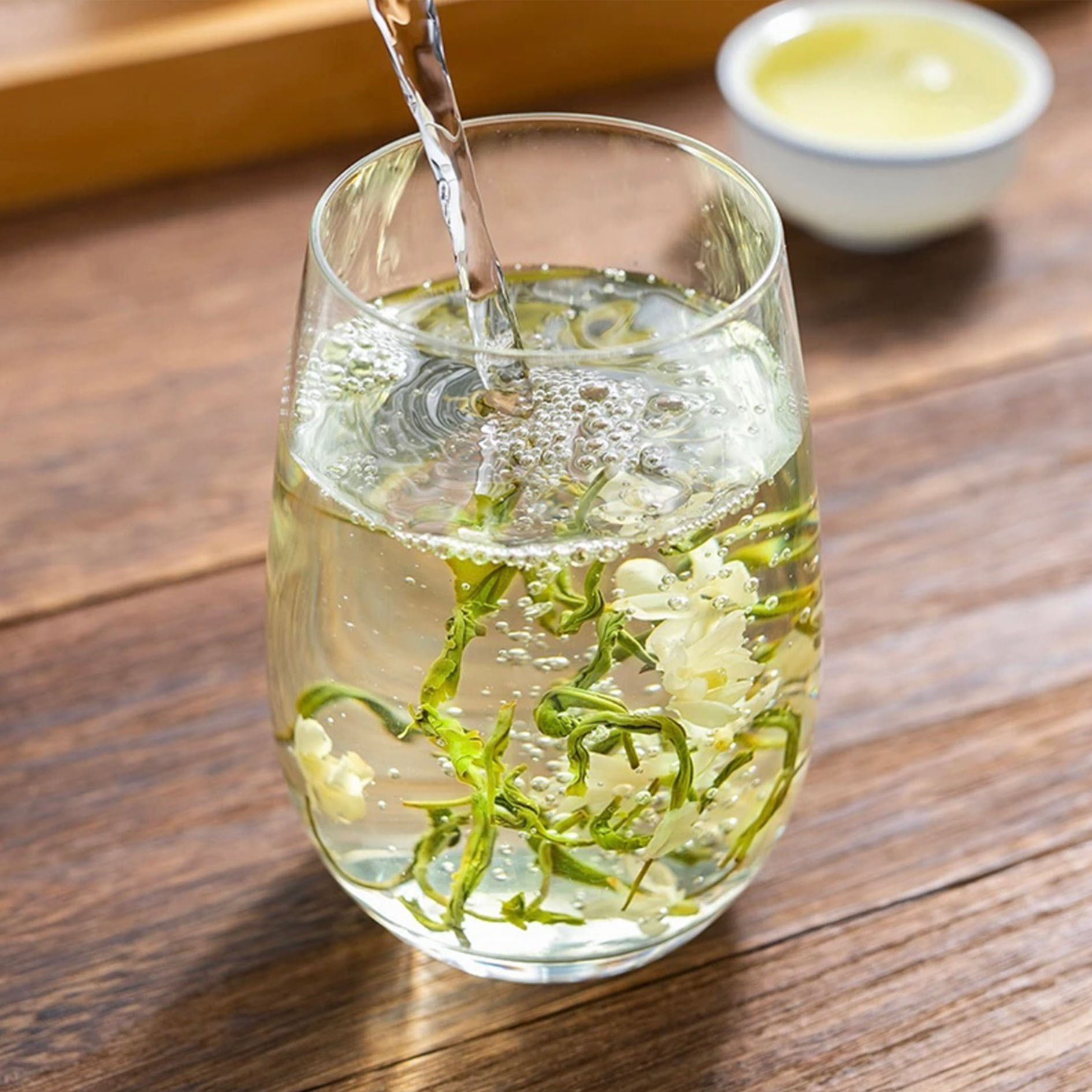 雅茗达【轻奢茉莉花茶】新茶蒙顶明前核心产区茶坯香甜醇厚产地直销