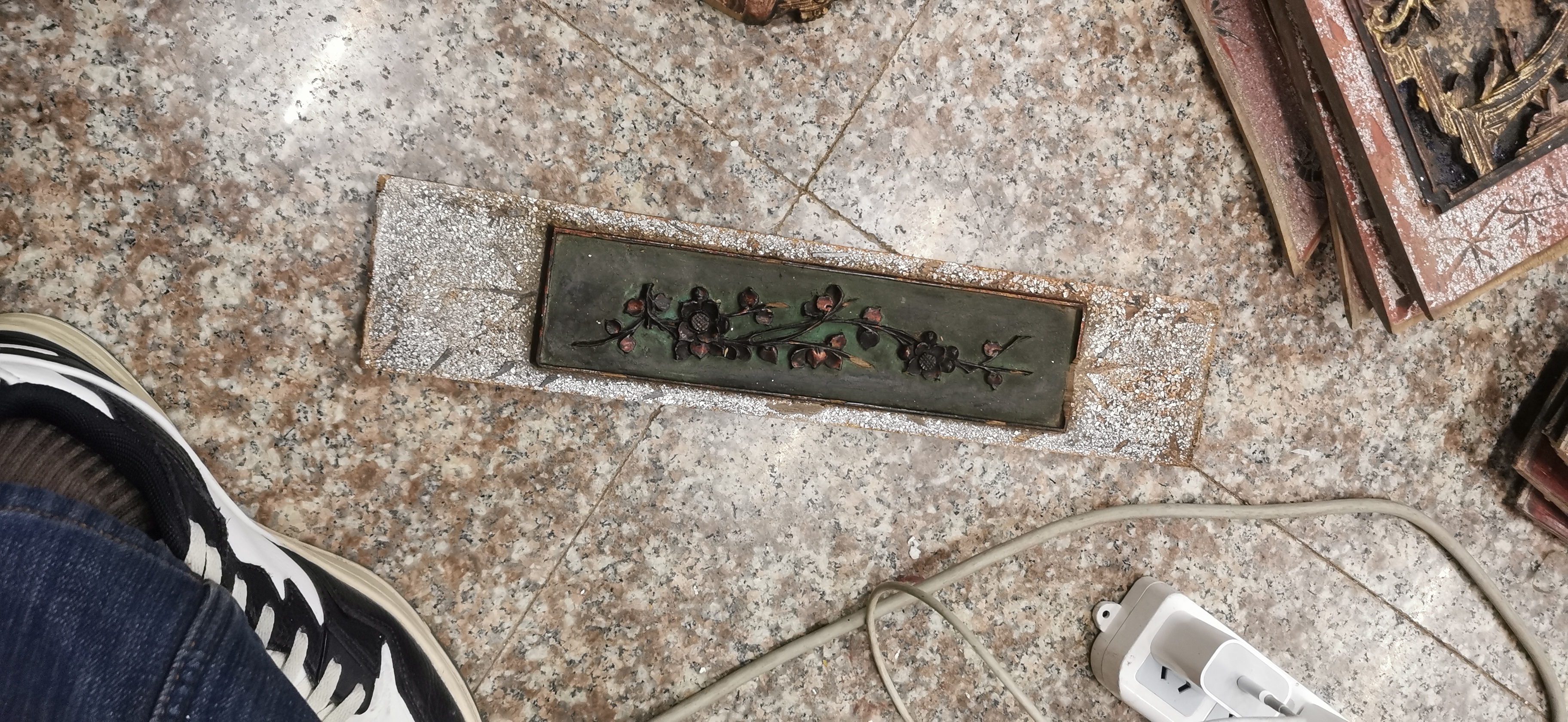 1号连接老木雕花板古董民俗老物件