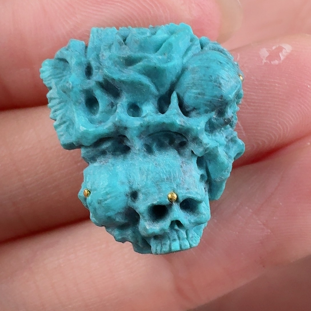 绿松石珠宝奇石未镶嵌