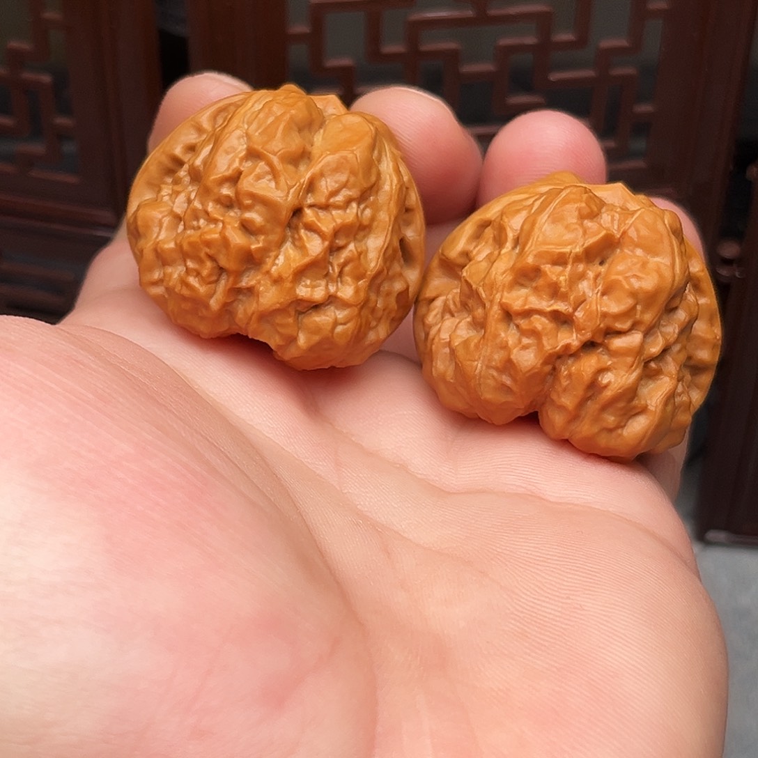 把件文玩核桃39尺蛤蟆头