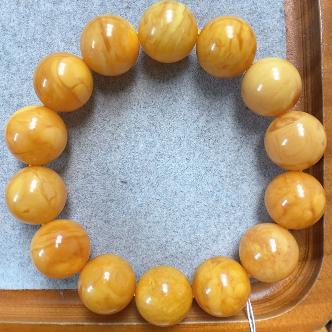 蜜蜡手串未镶嵌蜜蜡手串