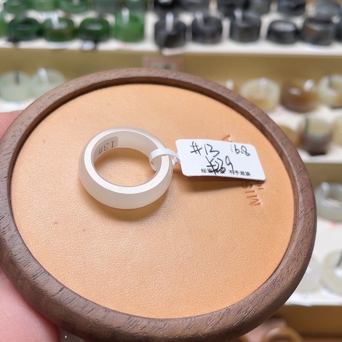 和田玉戒指未镶嵌小**～专拍3-16.8