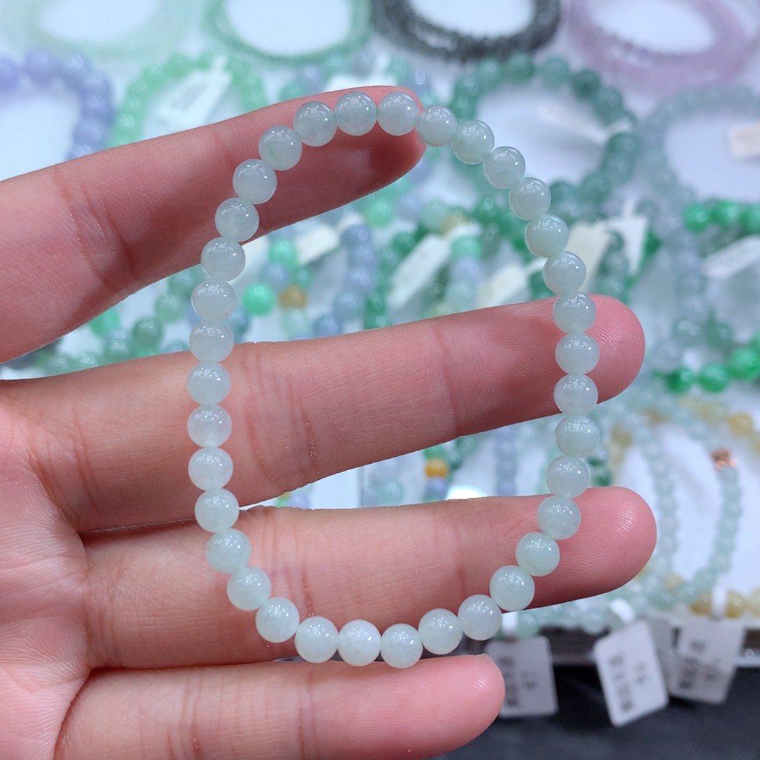 翡翠手链未镶嵌天然