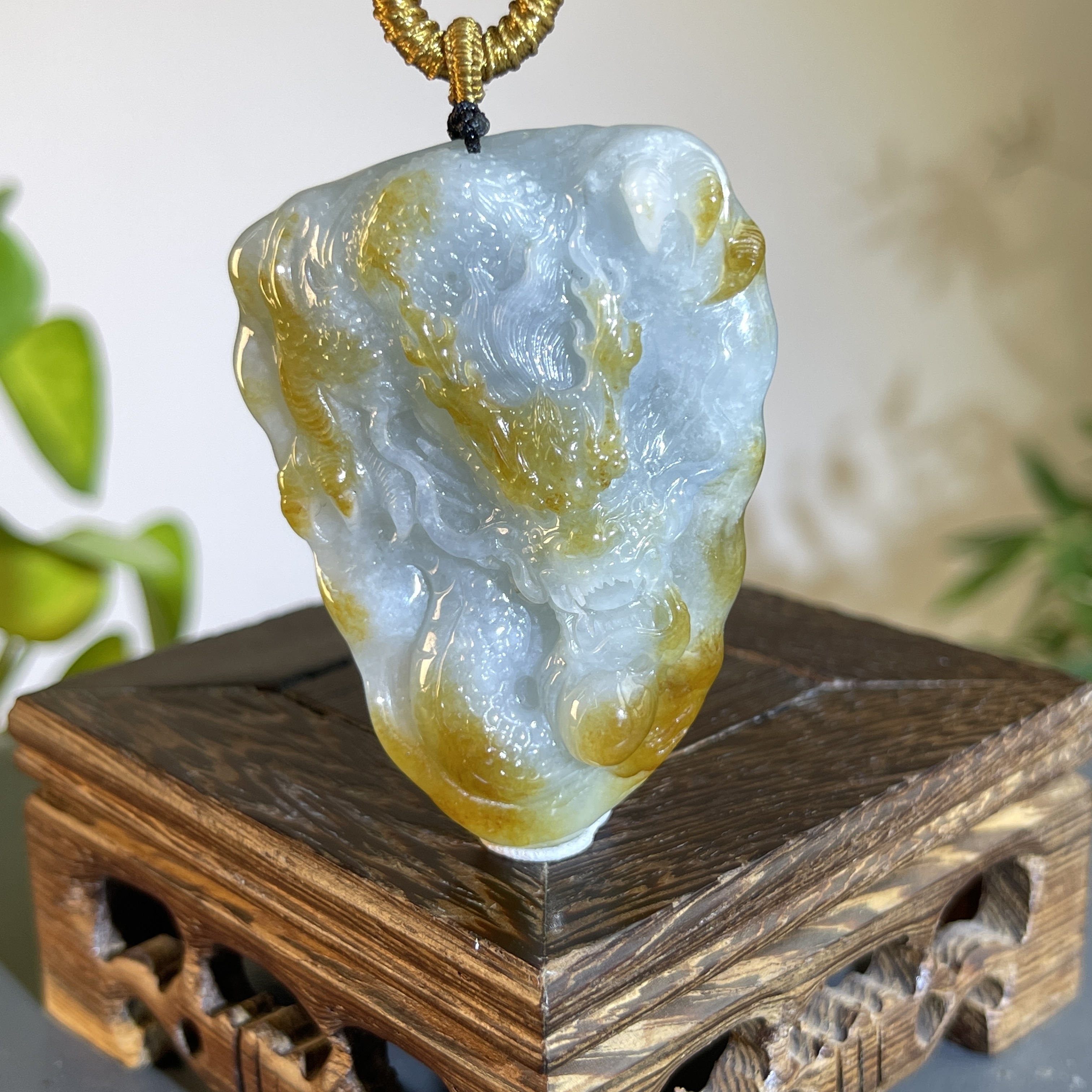 JTA17-107 天然翡翠缅甸A货 龙牌