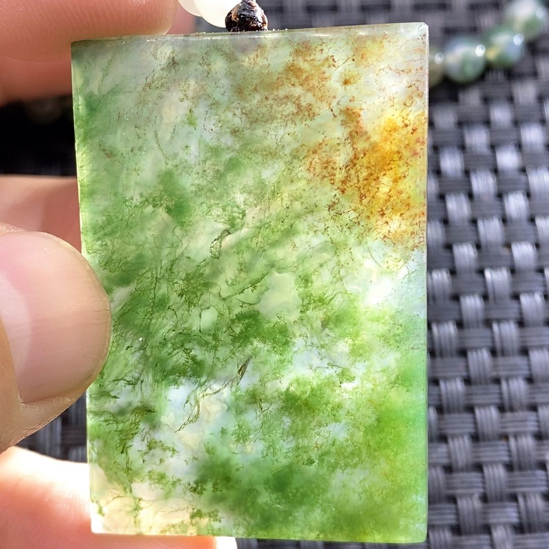 玛瑙/玉髓颈饰未镶嵌暗***花