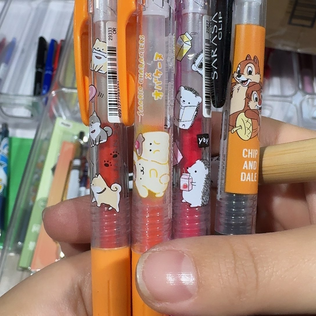 便携式斑马中性笔两只随机