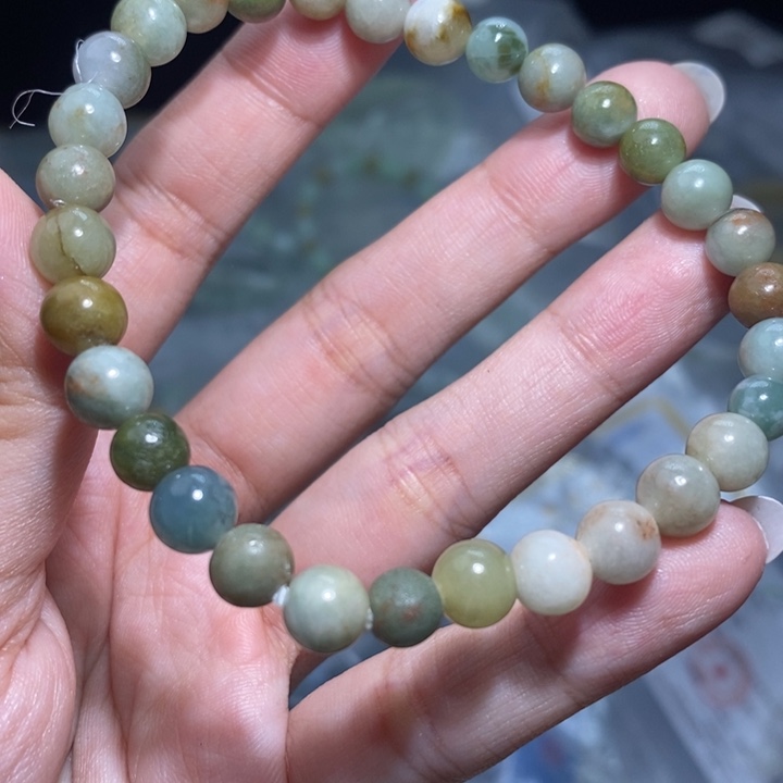 未镶嵌手串翡翠天然缅甸A货翡翠