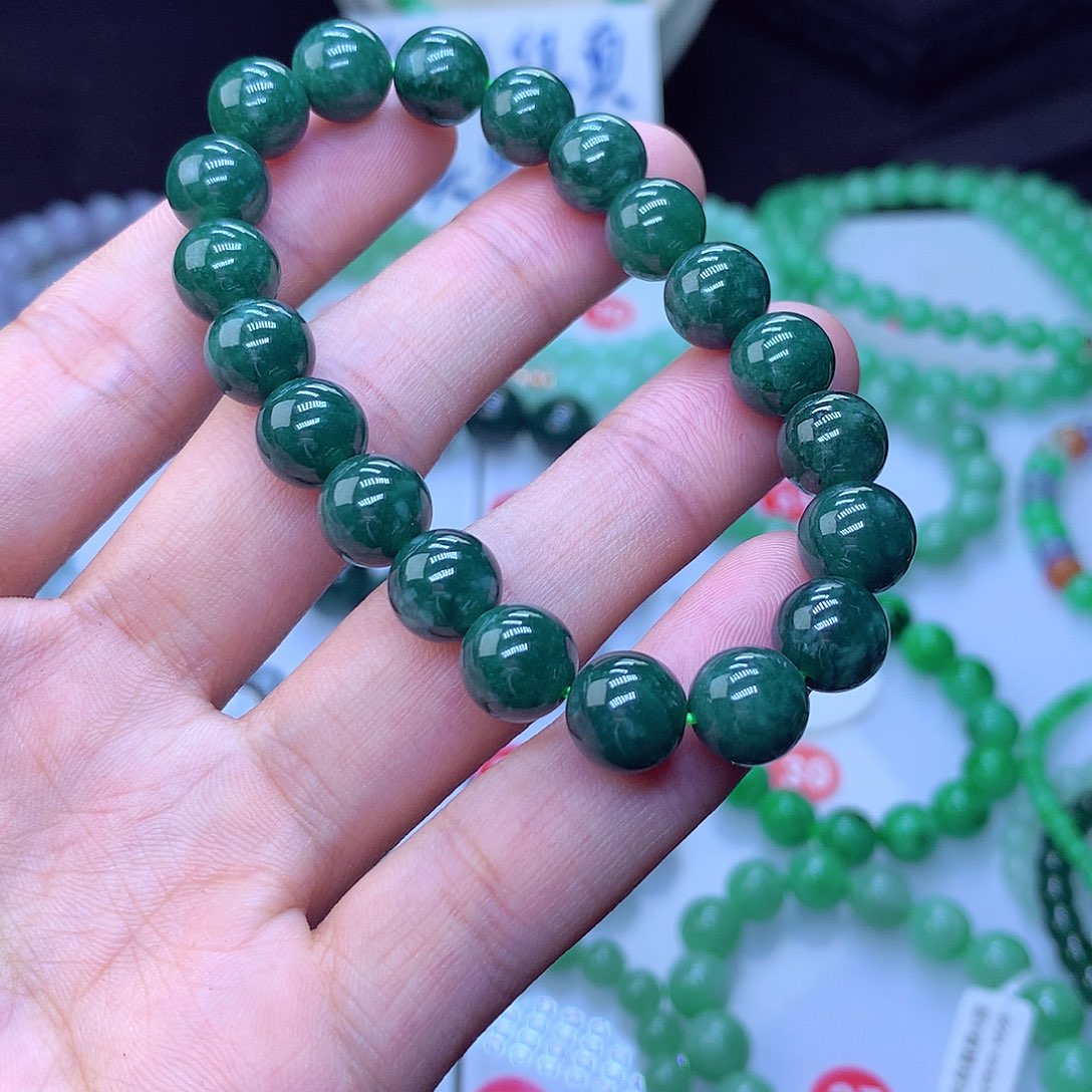 翡翠毛衣链未镶嵌9.6