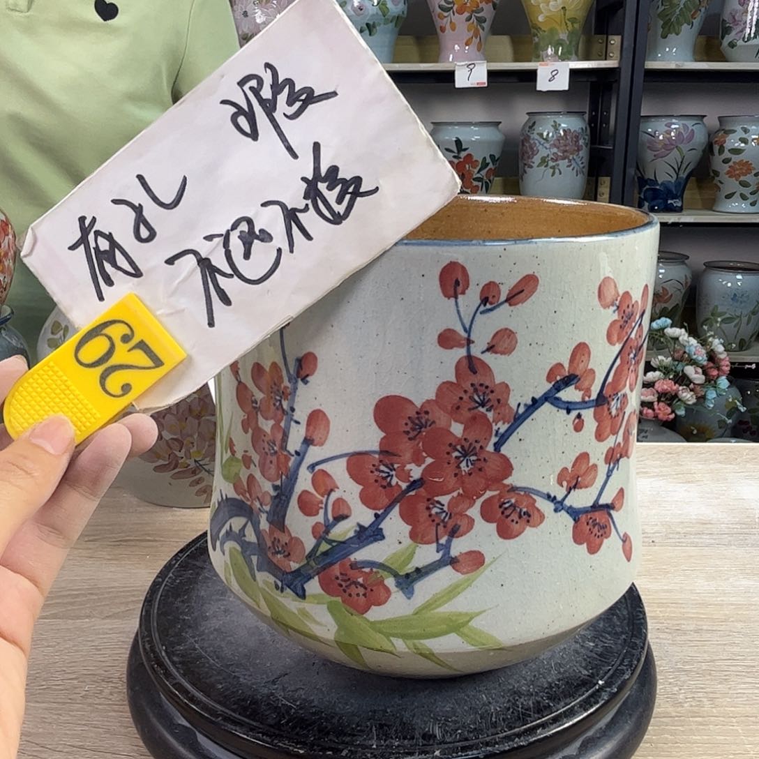 罐1tc景德镇陶瓷花盆