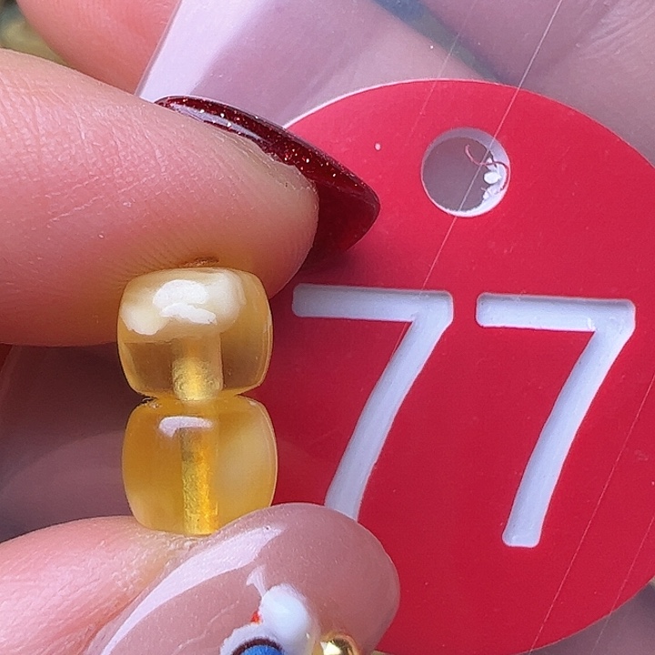 蜜蜡裸石未镶嵌7.3m m