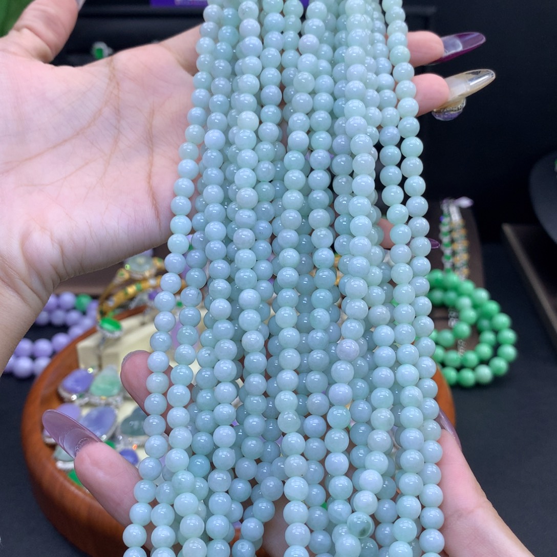 翡翠未镶嵌颈饰天然