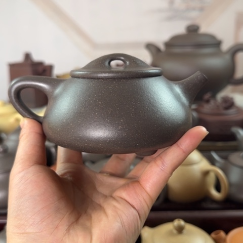 茶壶紫砂梨皮天青300c c