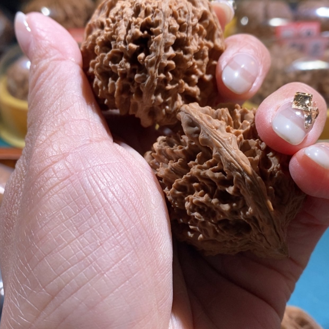 【闪购商品】文玩核桃吊坠。*漫天星