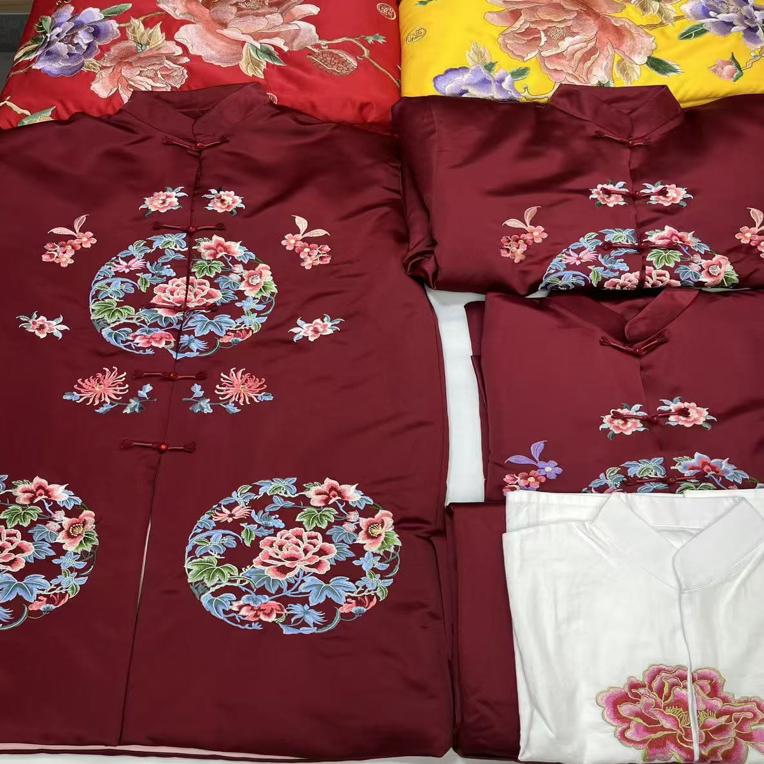 老年人妈妈装冬装加厚新中式中老年