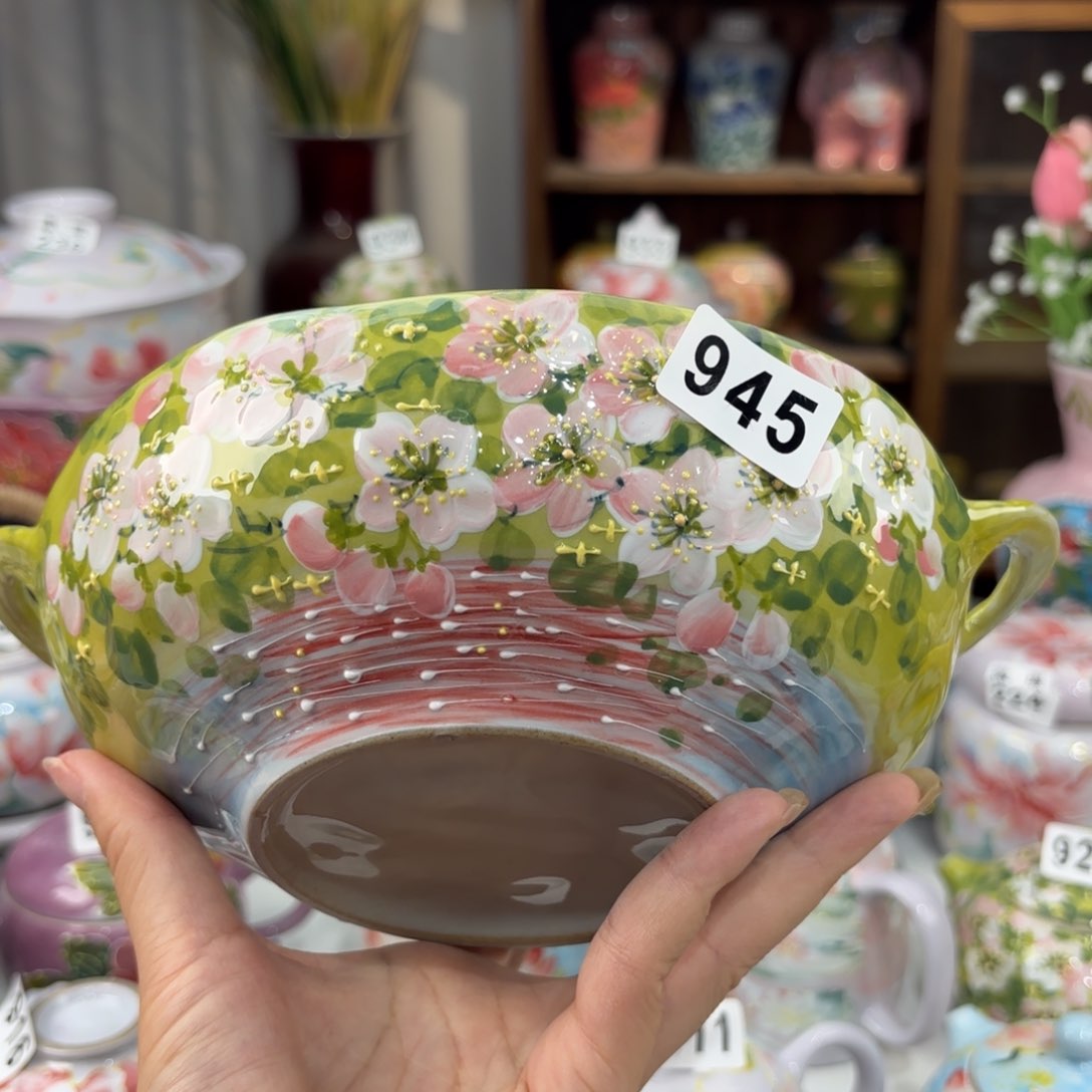 限****宗景德镇手绘高温釉下彩陶瓷茶具