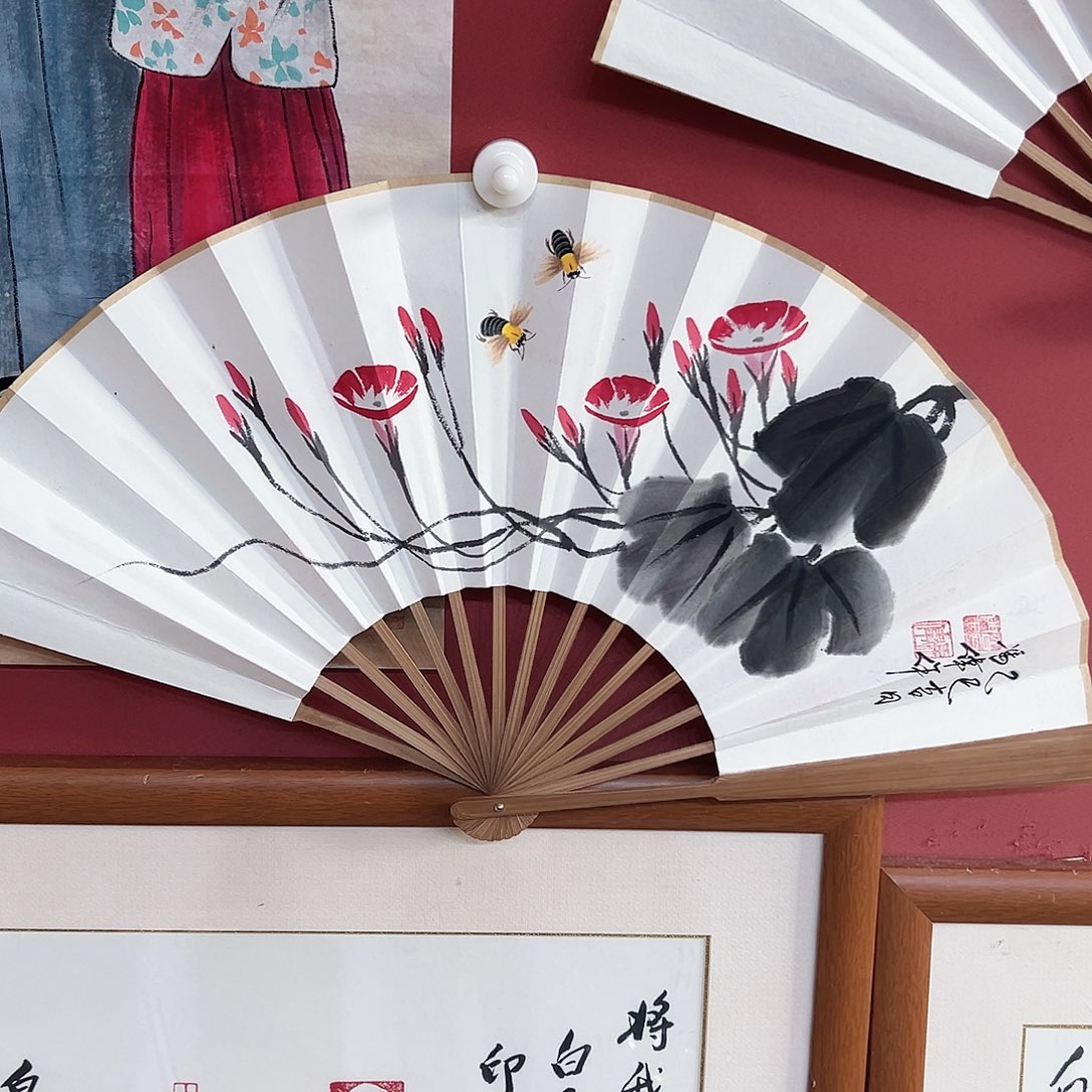 国画冯伟老师亲笔手绘国画作品慧