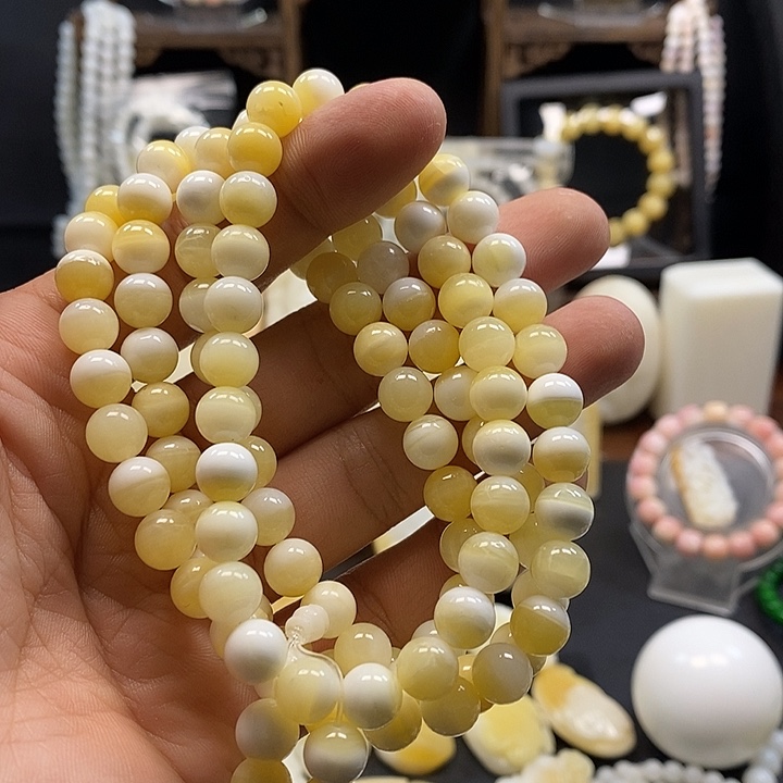 红***树手串/手链贝壳08多黄