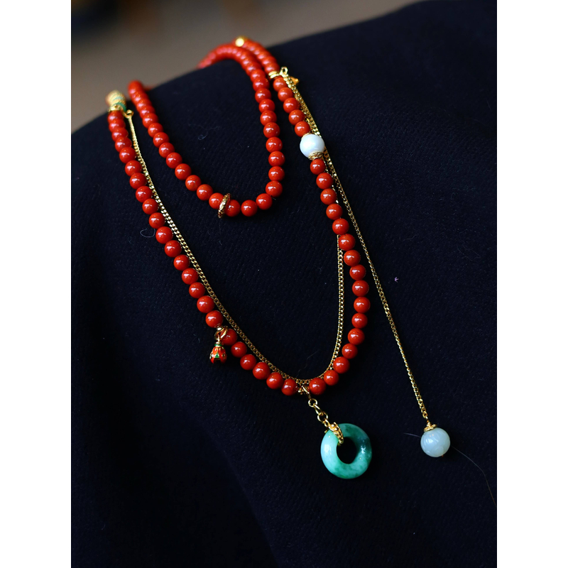 铜合金亚克力项链 【鸿运buff加成】LIY一串如意项链