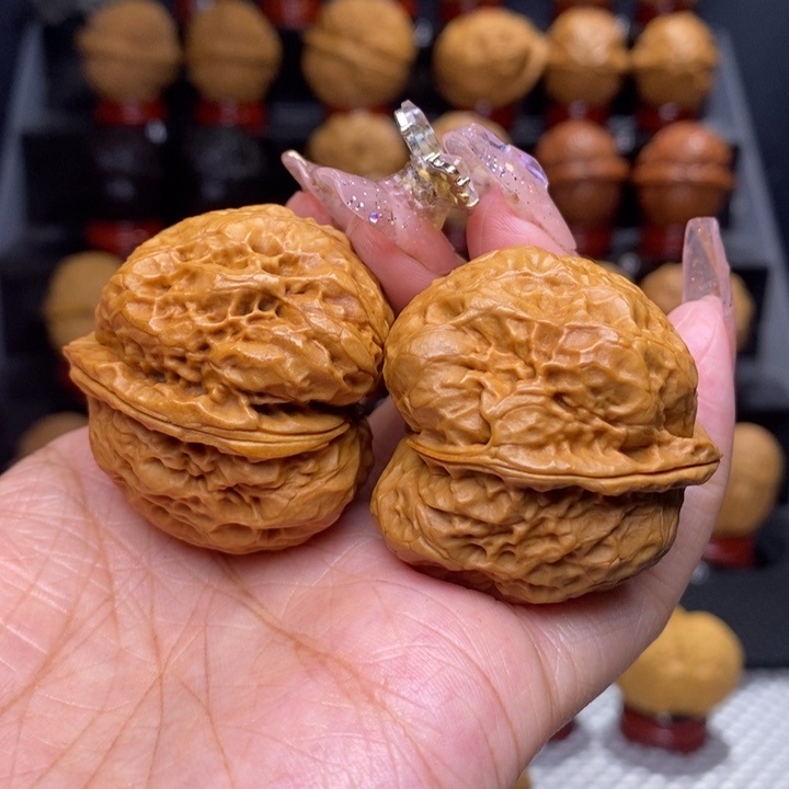 文玩核桃把件马蹄金蟾24号