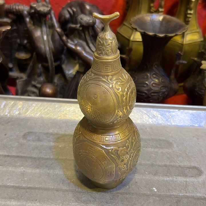 黄铜摆件，文房工艺品摆件