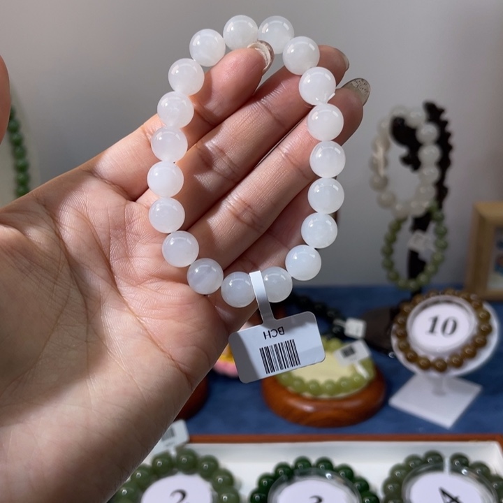 和田玉未镶嵌手链