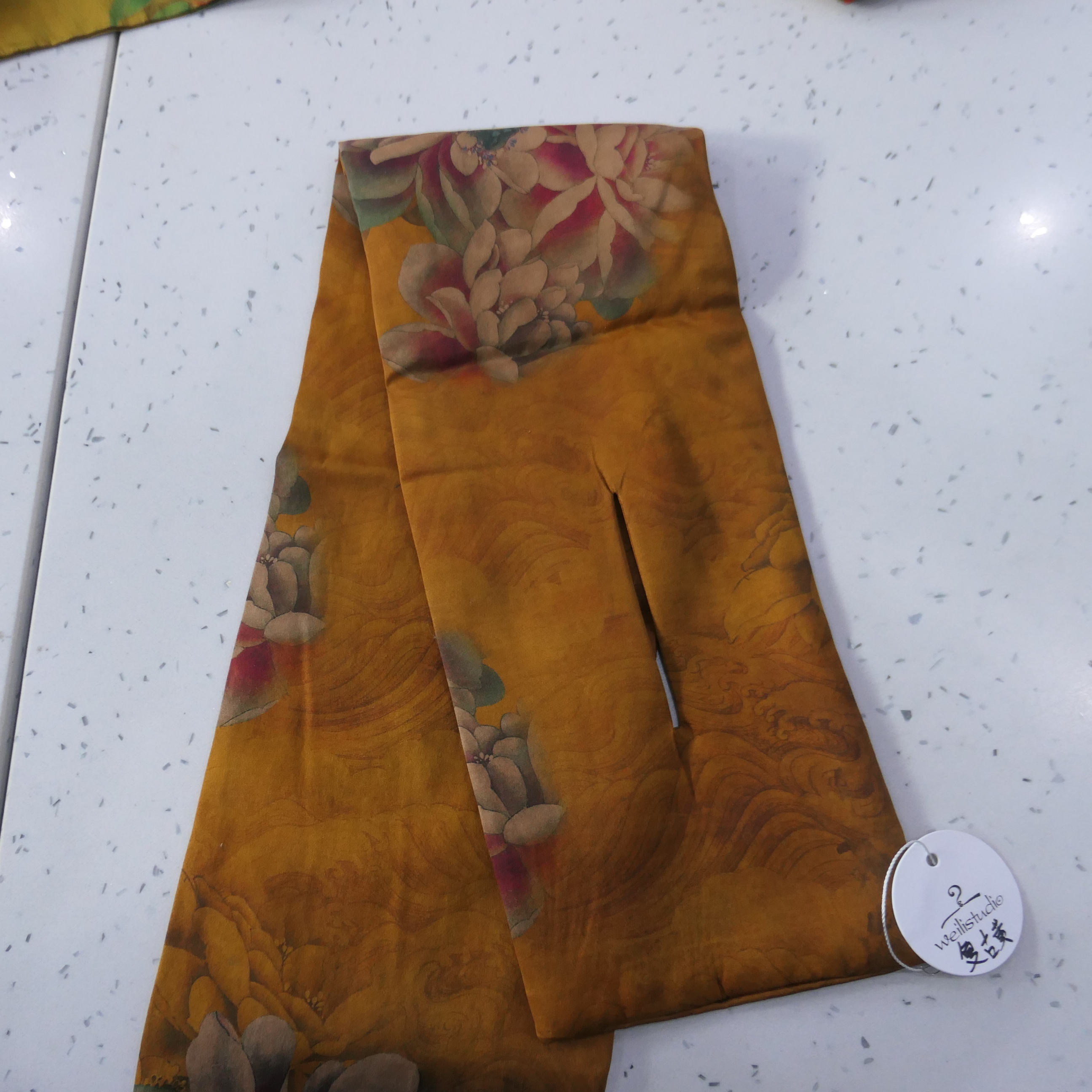 XL-199香云纱新中式围巾