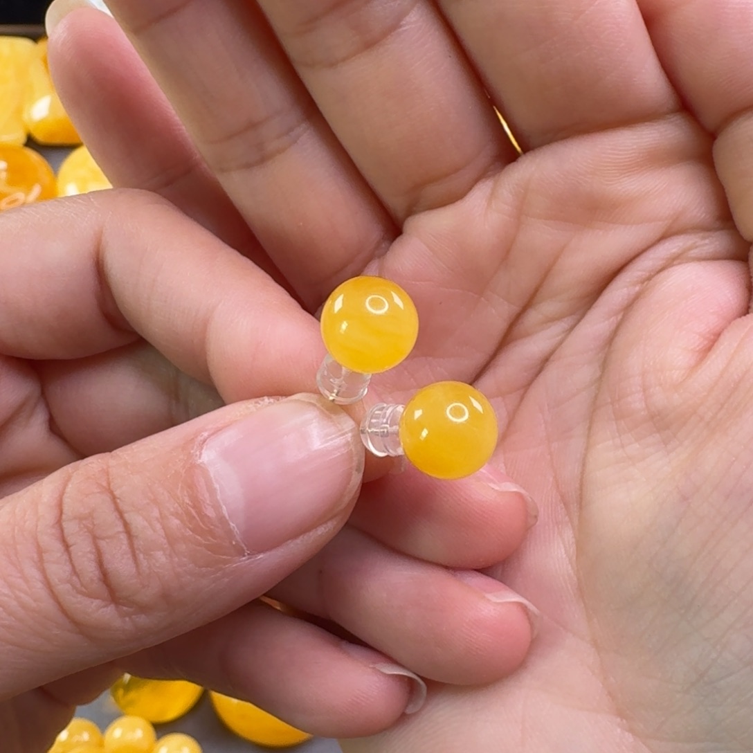 蜜蜡毛衣链未镶嵌钰*