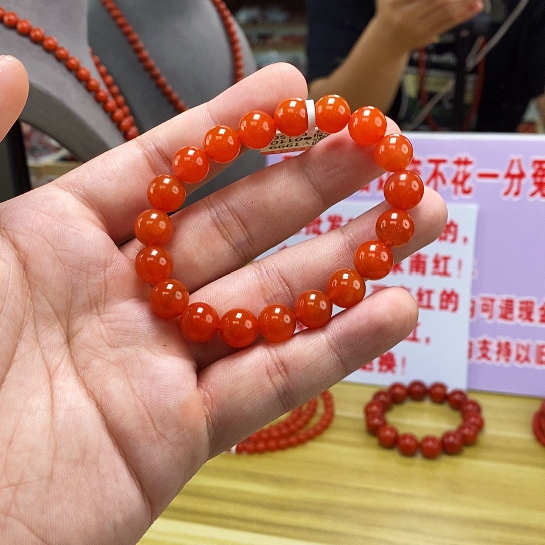 南红玛瑙多样式发一未镶嵌10mm