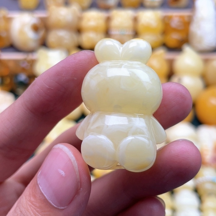 琥珀未镶嵌裸石蜜蜡