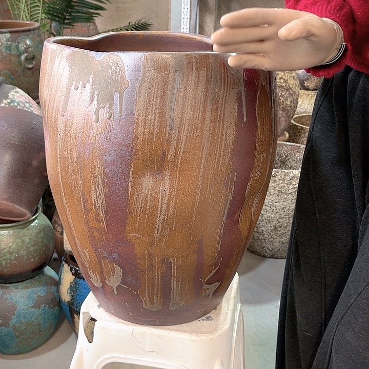 正品口35高47花盆……