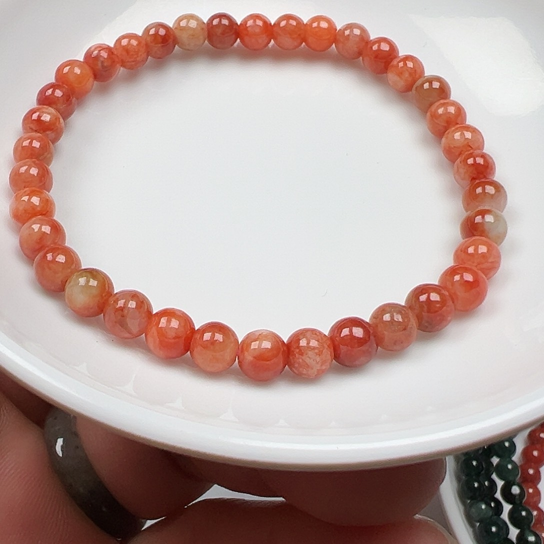 翡翠手链未镶嵌莲*妹货主老华