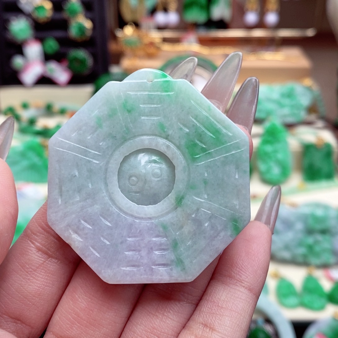 颈饰未镶嵌翡翠翡翠吊坠