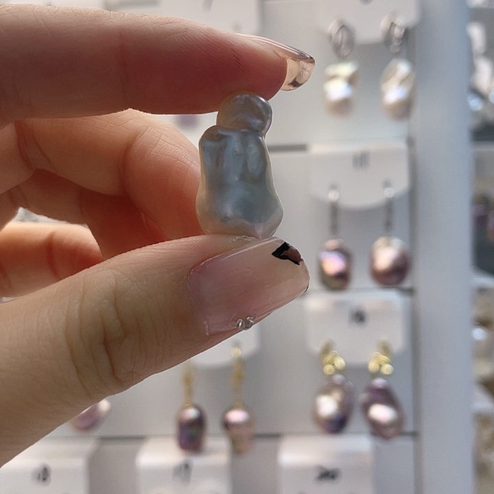 淡水珍珠颈饰银S925镶嵌