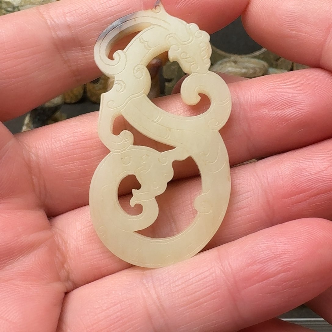 和田玉玉佩未镶嵌